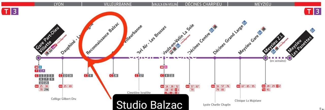 Studio Balzac Apartment Villeurbanne Exterior photo